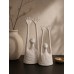 Hands Up – Set van 2 beelden – Aardewerk – Wit